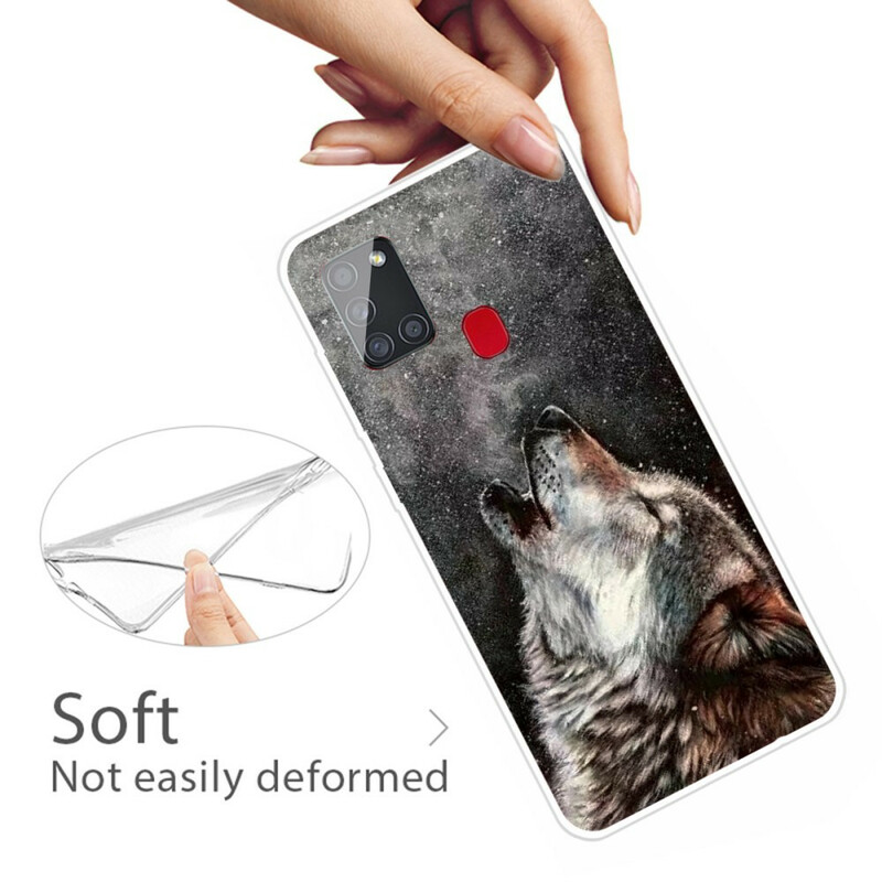 Samsung Galaxy A21s Sublime Wolf Hoesje