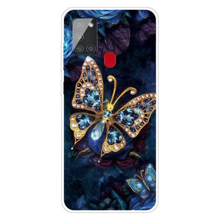 Samsung Galaxy A21s Gevarieerd Hoesje Vlinders