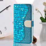 Samsung Galaxy S21 FE Croco Diamant Hoesje