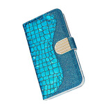 Samsung Galaxy S21 FE Croco Diamant Hoesje