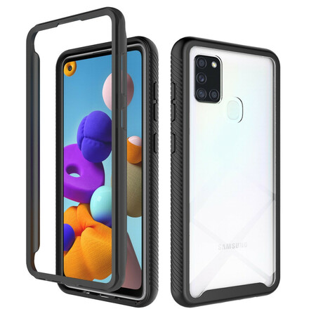 Samsung Galaxy A21s Cover hybride ontwerp siliconen randen