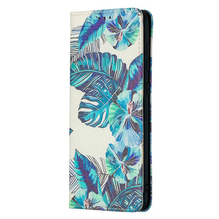 Flip Cover Samsung Galaxy A21s Bladeren