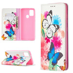 Flip cover Samsung Galaxy A21s Gekleurde Vlinders