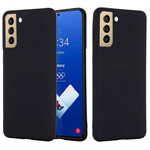 Samsung Galaxy S21 FE Liquid Silicone Hoesje met Koord
