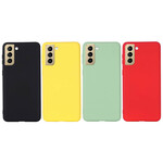 Samsung Galaxy S21 FE Liquid Silicone Hoesje met Koord