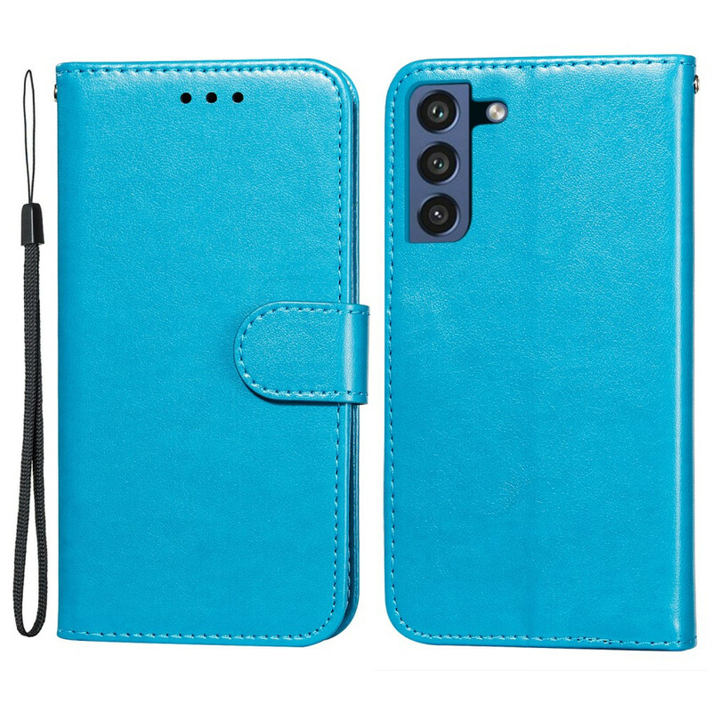 Samsung Galaxy S21 FE effen kleur Serie Strap Case