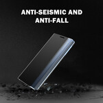 Bekijk cover Samsung Galaxy S21 FE geweven leer effect