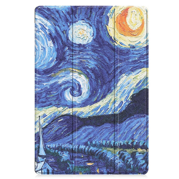 Smart Case Samsung Galaxy Tab S7 FE Stylus houder Starry Night