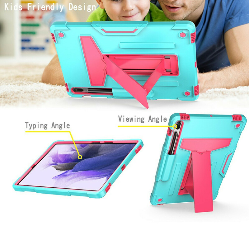 Samsung Galaxy Tab S7 FE Hardcase opvouwbare standaard