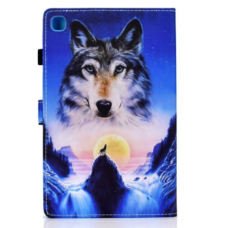 Samsung Galaxy Tab A7 Lite Geval Berg Wolf