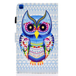 Samsung Galaxy Tab A7 Lite Hoesje Tribal Uil