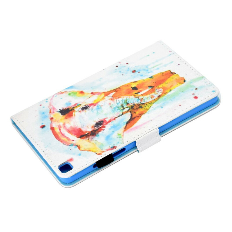 Samsung Galaxy Tab A7 Lite Waterverf Olifant Hoesje Samsung Galaxy Tab A7 Lite Waterverf Olifant Hoesje