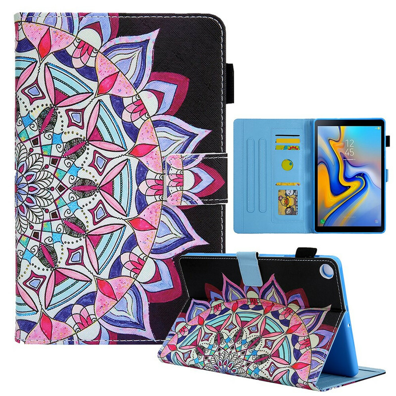 Samsung Galaxy Tab A7 Lite Hoesje Mandala Grafisch Samsung Galaxy Tab A7 Lite Hoesje Mandala Grafisch