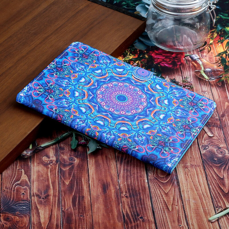 Samsung Galaxy Tab A7 Lite hoesje Mandala kunst serie