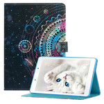 Samsung Galaxy Tab A7 Lite hoesje Mandala kunst serie