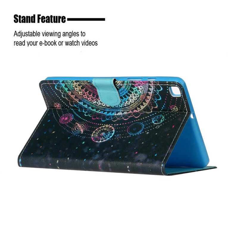 Samsung Galaxy Tab A7 Lite hoesje Mandala kunst serie