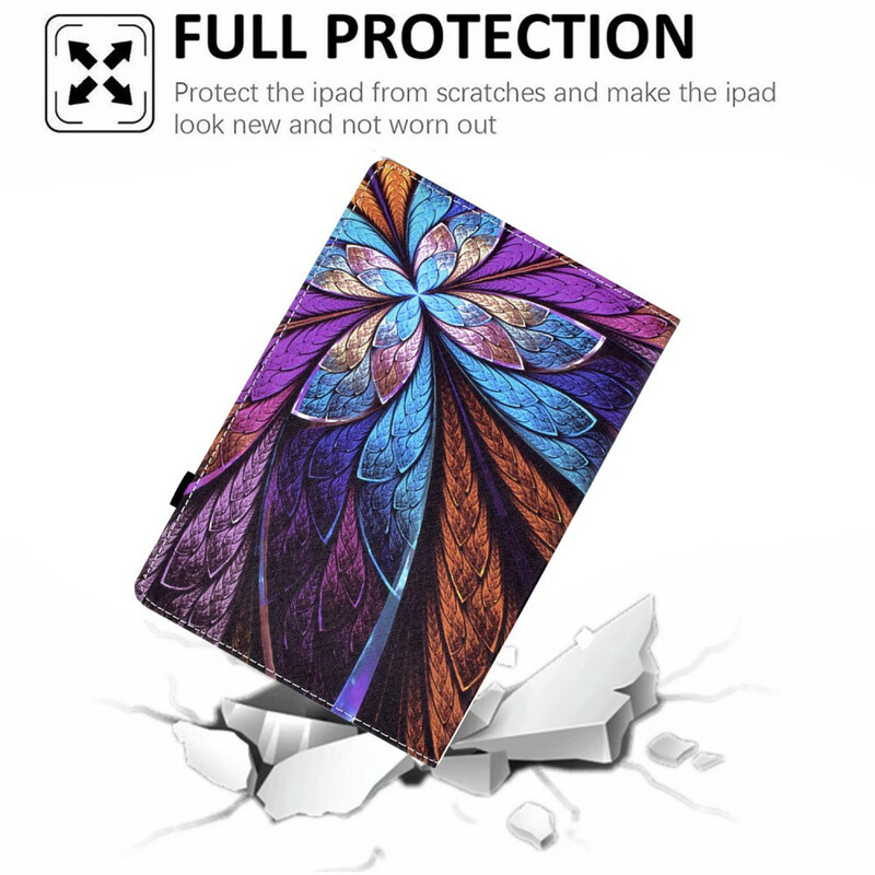 Samsung Galaxy Tab A7 Lite Case Abstracte Bloem