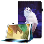 Samsung Galaxy Tab A7 Lite Cat Case Wit