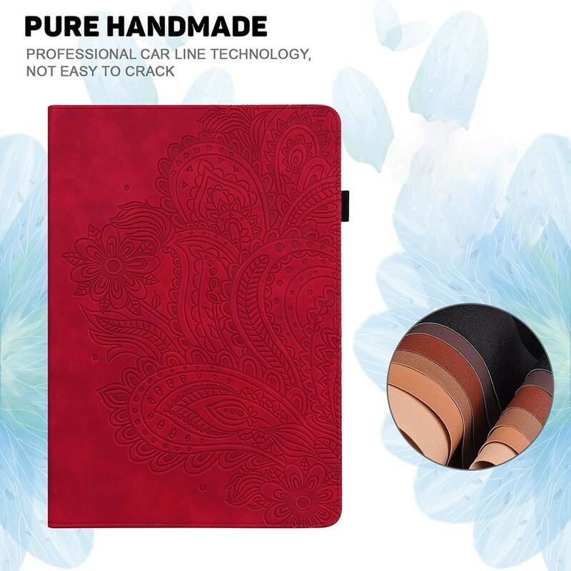 Samsung Galaxy Tab A7 Lite Mandala Bloemen Case