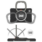 Samsung Galaxy tabblad A7 Lite Ultra duurzaam geval Roterende Ring Stand