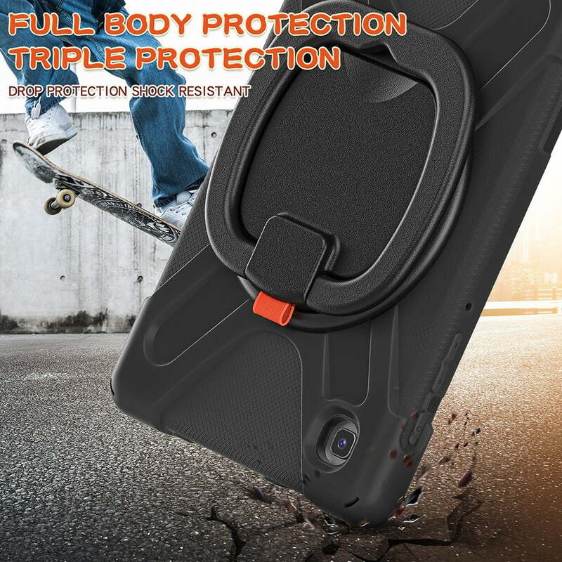 Samsung Galaxy tabblad A7 Lite Ultra duurzaam geval Roterende Ring Stand