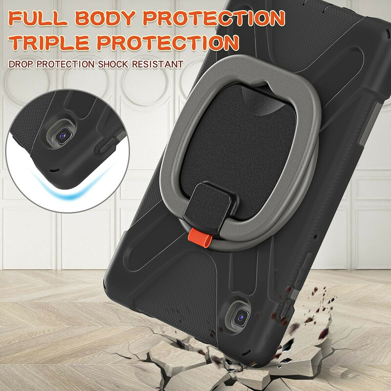 Samsung Galaxy tabblad A7 Lite Ultra duurzaam geval Roterende Ring Stand