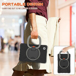 Samsung Galaxy tabblad A7 Lite Ultra duurzaam geval Roterende Ring Stand