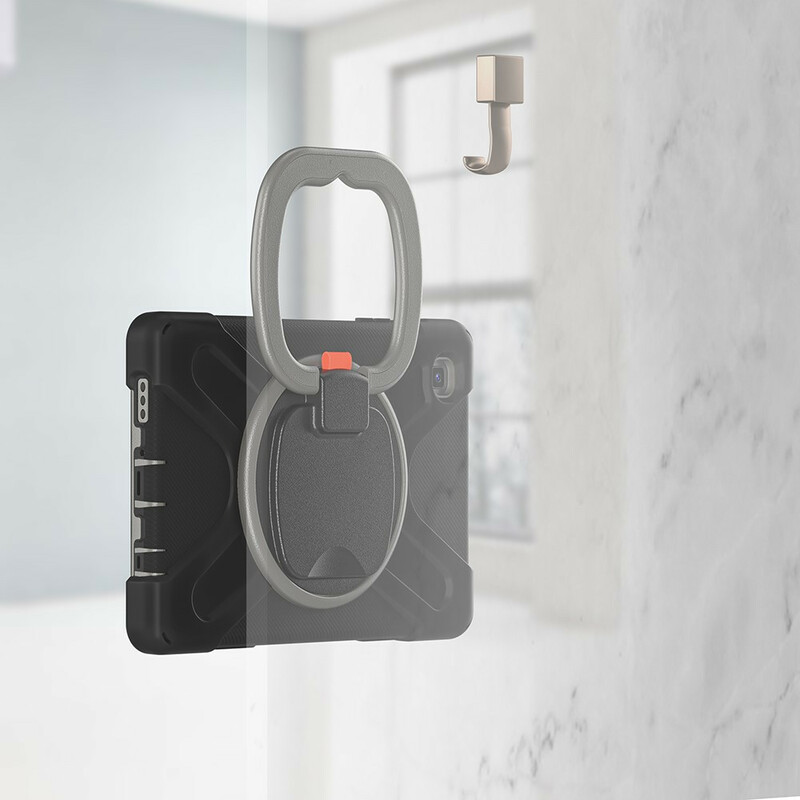 Samsung Galaxy tabblad A7 Lite Ultra duurzaam geval Roterende Ring Stand