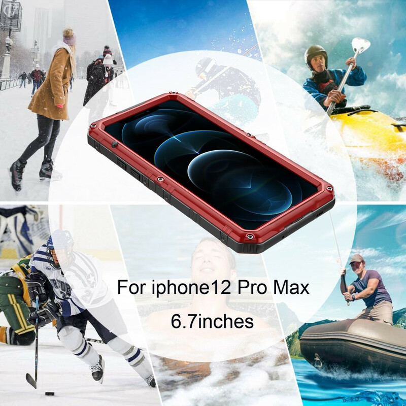 iPhone 12 Pro Max Waterdichte Super Tough Metal Case