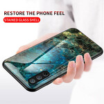 OnePlus Nord CE 5G geval marmeren kleuren gehard glas