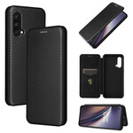 Flip Cover OnePlus Nord CE 5G Silicone Carbon kleurig