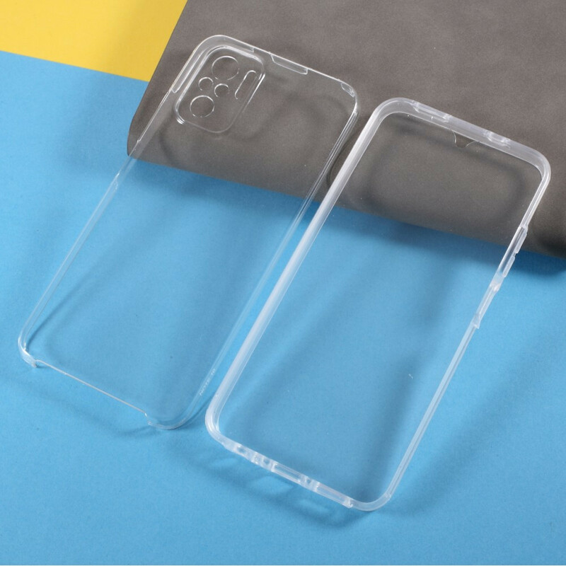 Xiaomi Redmi Note 10 / Note 10s Transparant Case Voorkant Terug