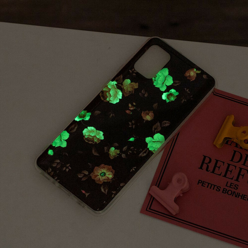 Xiaomi Redmi Note 10 / Note 10s Case Liberty Bloemen Fluorescerende