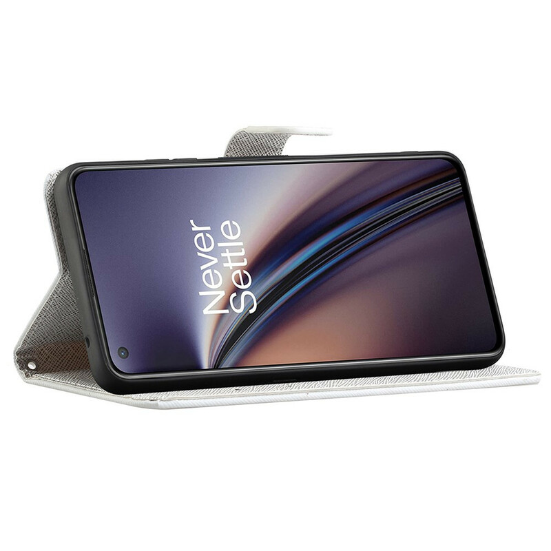 OnePlus North CE 5G Diamant Vlinder Strap Case