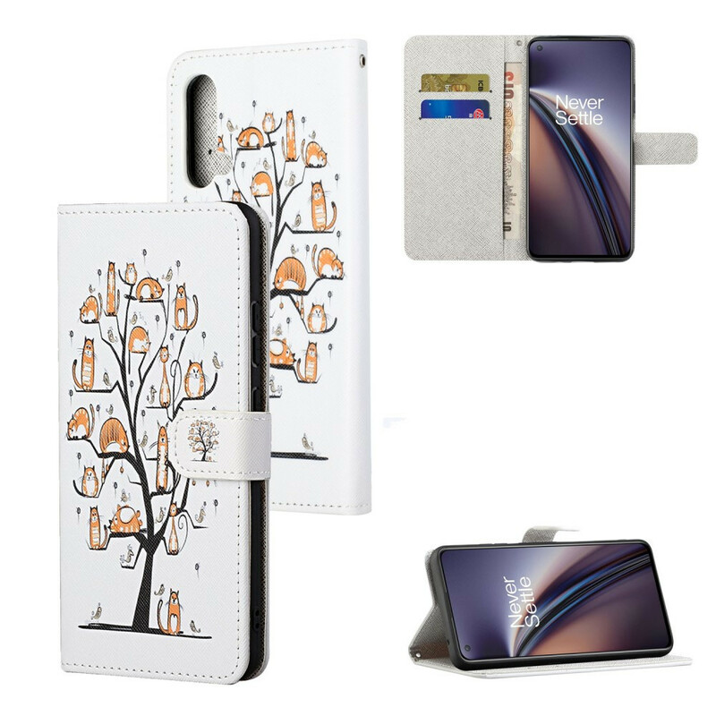 OnePlus North CE 5G Funky Cats Strap Case