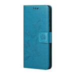 OnePlus North CE 5G Vlinders en Bloemen Strap Case