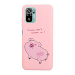 Xiaomi Redmi Note 10 / Note 10s Pig Case met Kiss Strap