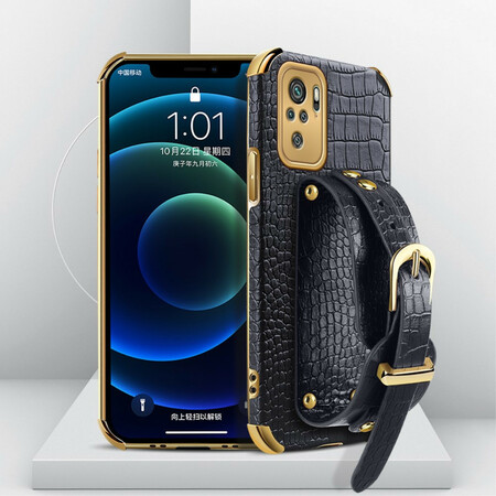 Xiaomi Redmi Note 10 / Note 10s Croco Polsband Case