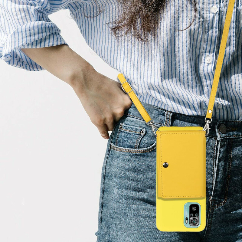 Xiaomi Redmi Note 10 / Note 10s Schoudertas Card Case