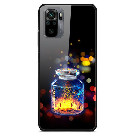 Xiaomi Redmi Note 10 / Note 10s Geval van gehard glas wensen fles