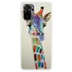 Xiaomi Redmi Note 10 / Note 10s Giraffe kleurrijke case