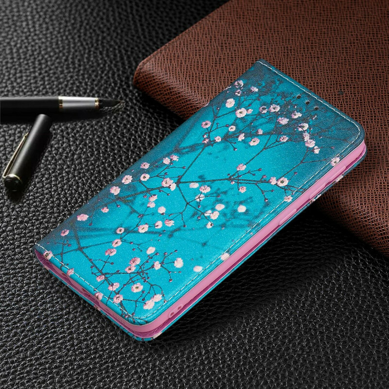 Flip Cover Samsung Galaxy A20e Gebloemde Takken