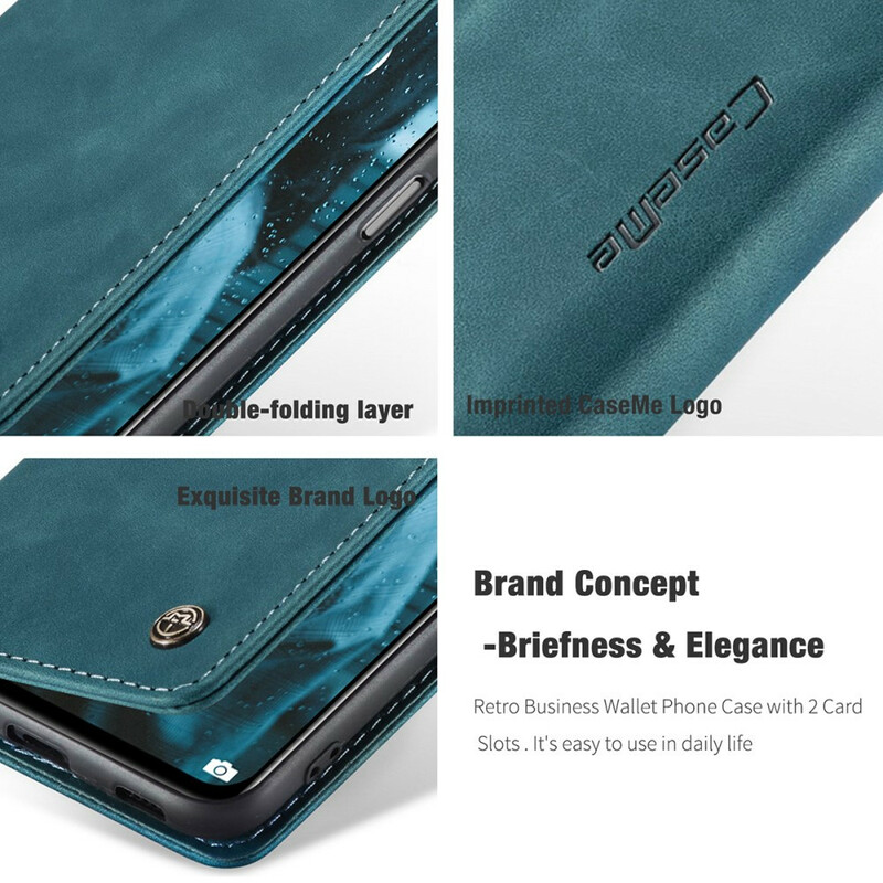 Flip Cover Xiaomi Redmi Note 10 / Note 10s leer effect CASEME