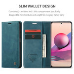Flip Cover Xiaomi Redmi Note 10 / Note 10s leer effect CASEME