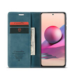 Flip Cover Xiaomi Redmi Note 10 / Note 10s leer effect CASEME