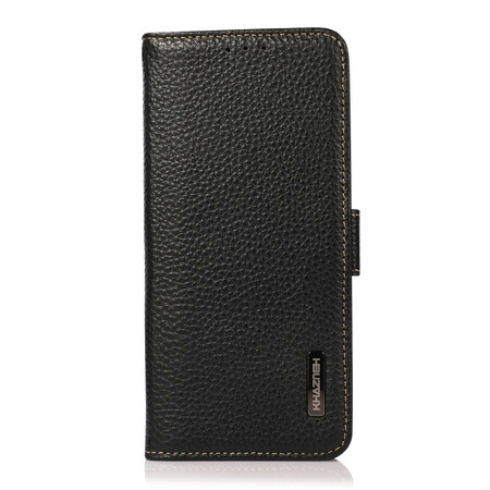 Xiaomi Redmi Note 10 / Note 10s Lederen Hoesje Litchi KHAZNEH RFID