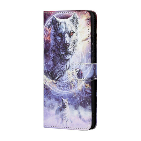 Xiaomi Redmi Note 10 5G / Poco M3 Pro 5G Wolf case met riem