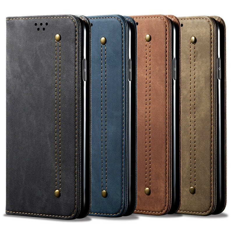 Flip cover Xiaomi Redmi Note 10 5G / Poco M3 Pro 5G Jeans stof