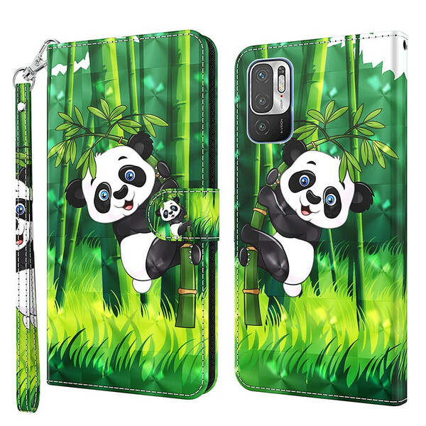 Xiaomi Redmi Note 10 5G / Poco M3 Pro 5G Panda en Bamboe Hoesje