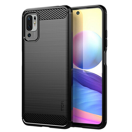 Xiaomi Redmi Note 10 5G / Poco M3 Pro 5G Geborsteld Carbon Fiber Case MOFI